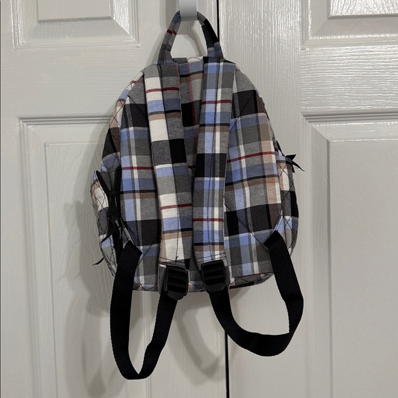 Plaid Quilted Backpack - Picture 5 of 6